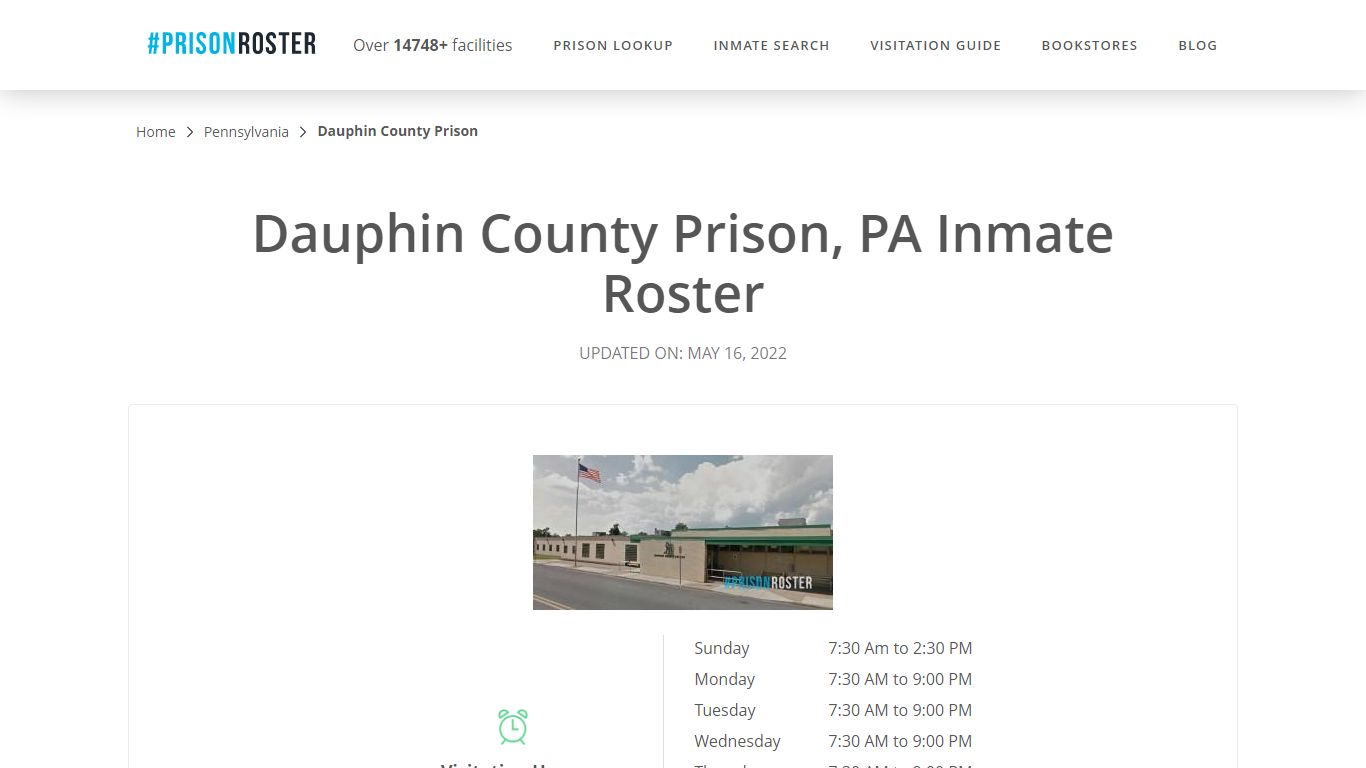 Dauphin County Prison, PA Inmate Roster - Prisonroster